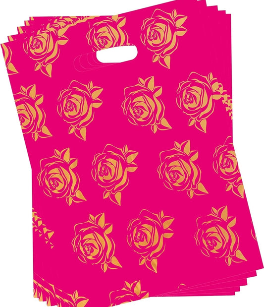 Gold roses merch bag 9x12in