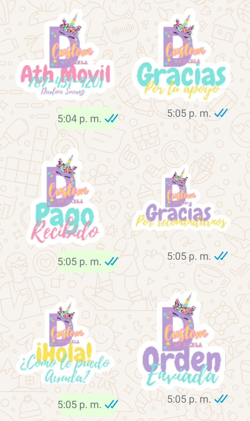 Custom WhatsApp Stickers