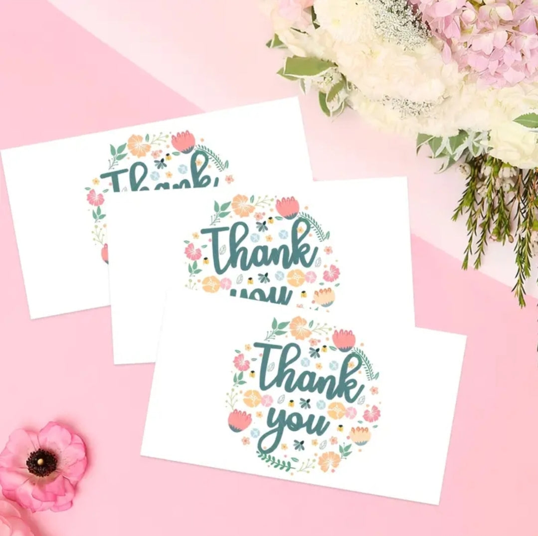 Hello spring thank you card