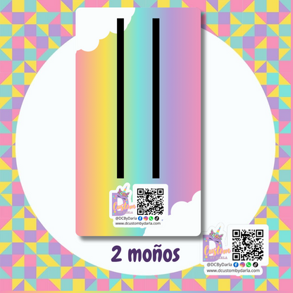 Display tags para moños, lazos bow personalizados