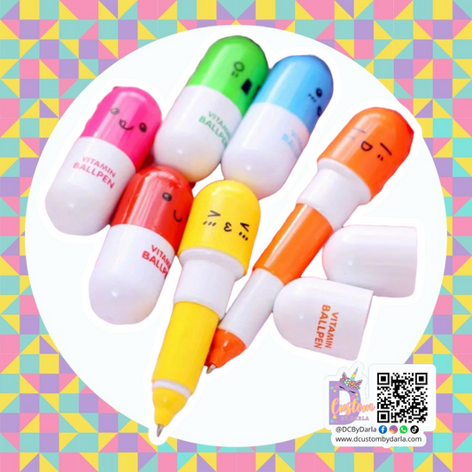 Pills pens (1pc) (colores al azar)