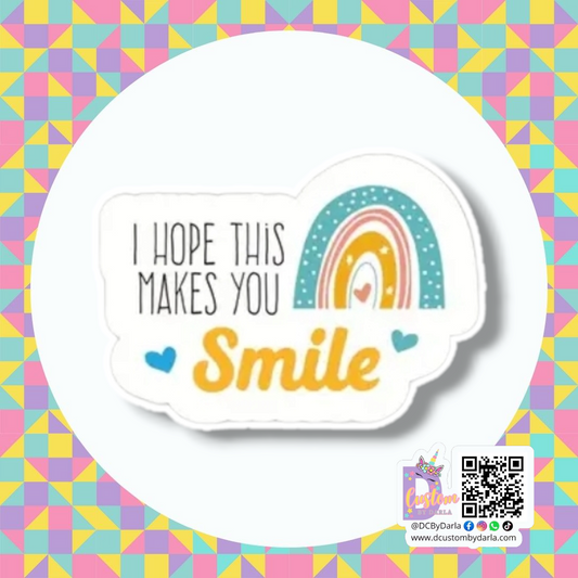 Smile 1.5in sticker (12pcs)