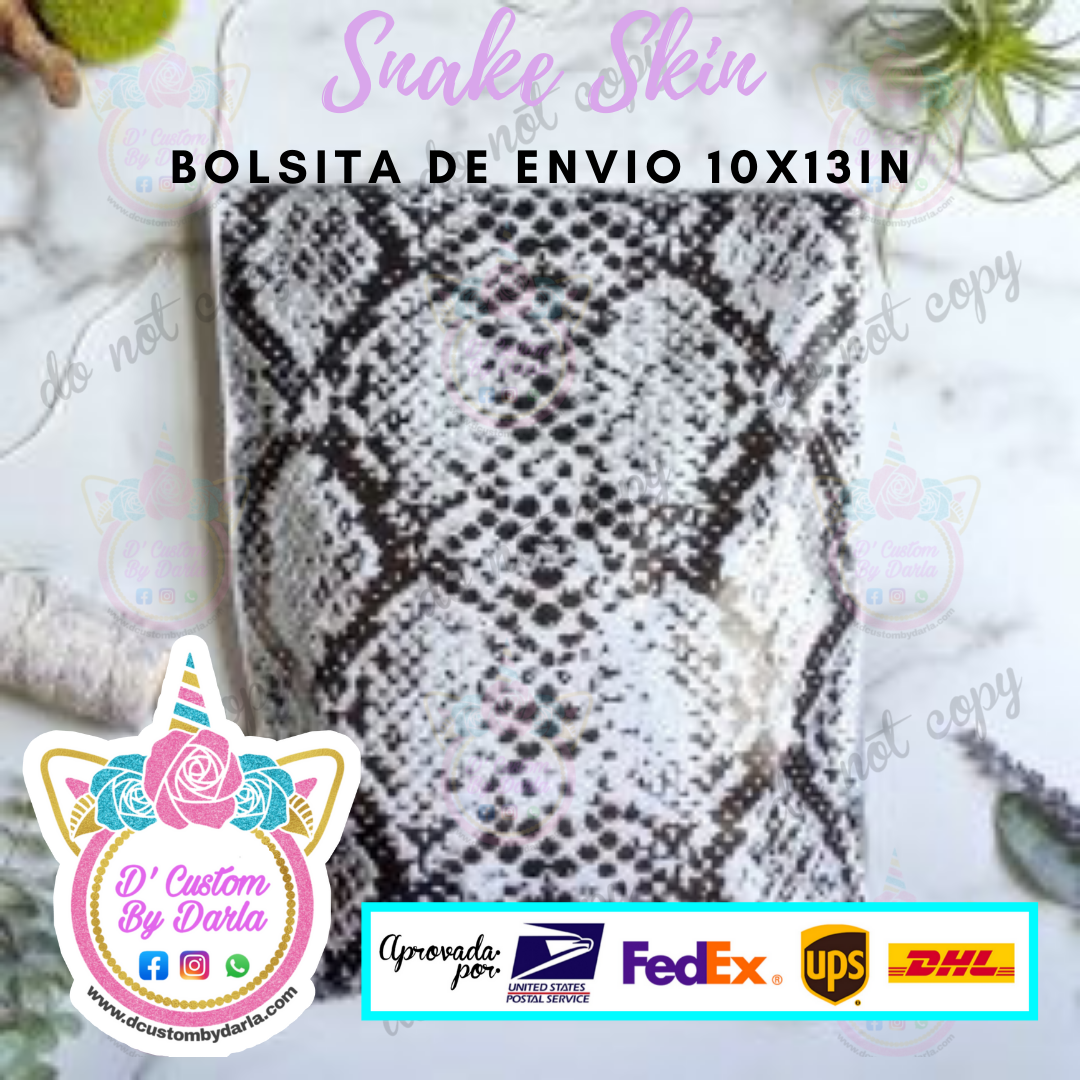 Snake skin 10x13in