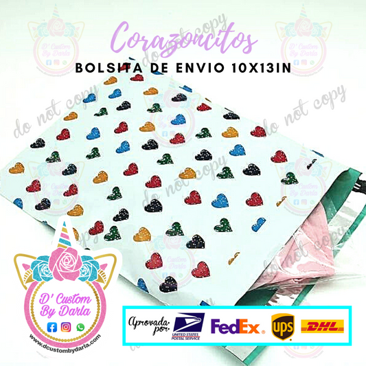 Corazoncitos 10x13in