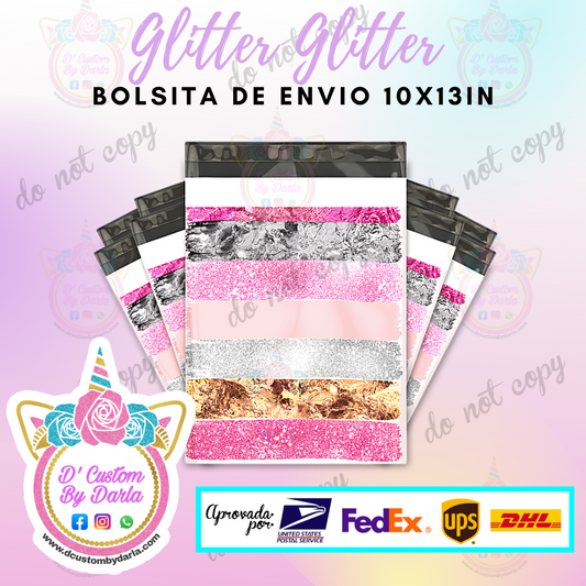 Glitter glitter 10x13in