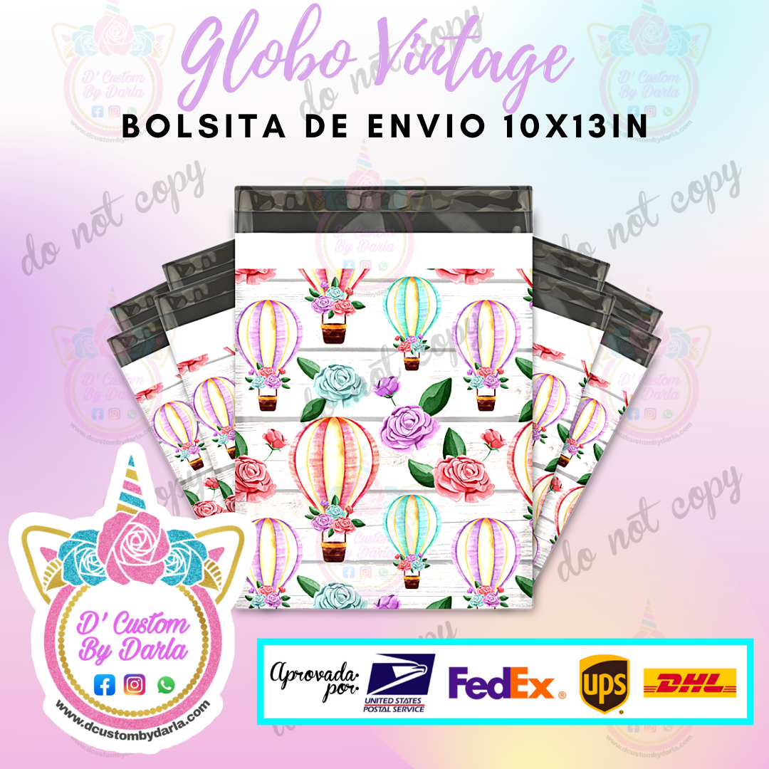Globo Vintage 10x13in