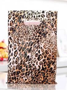 Leopard 6x8in merch bags