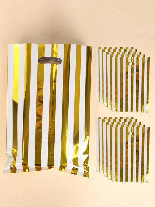 Gold 6x10in merch bags