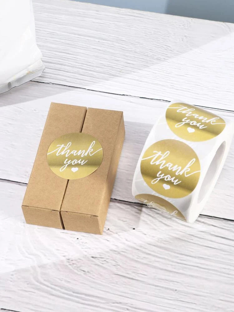 Gold thank you 1.5in