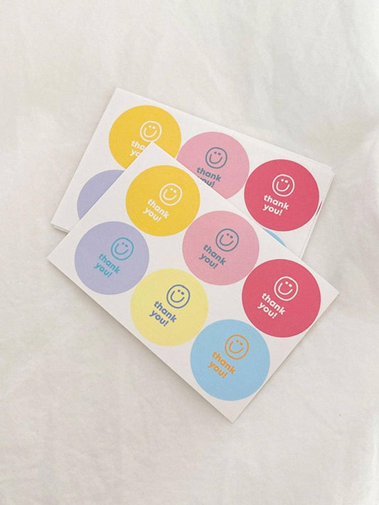 Hapoy face 1.5in sticker (12pcs)