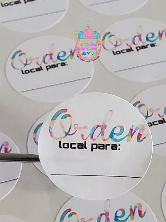 Orden local para 1.5in