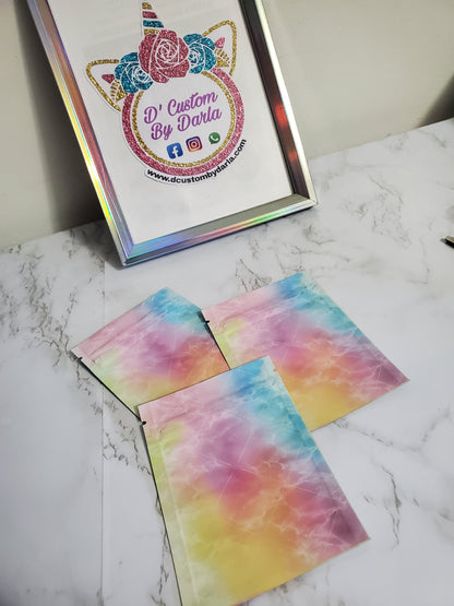 Bolsas hermeticas tie dye 2x3in