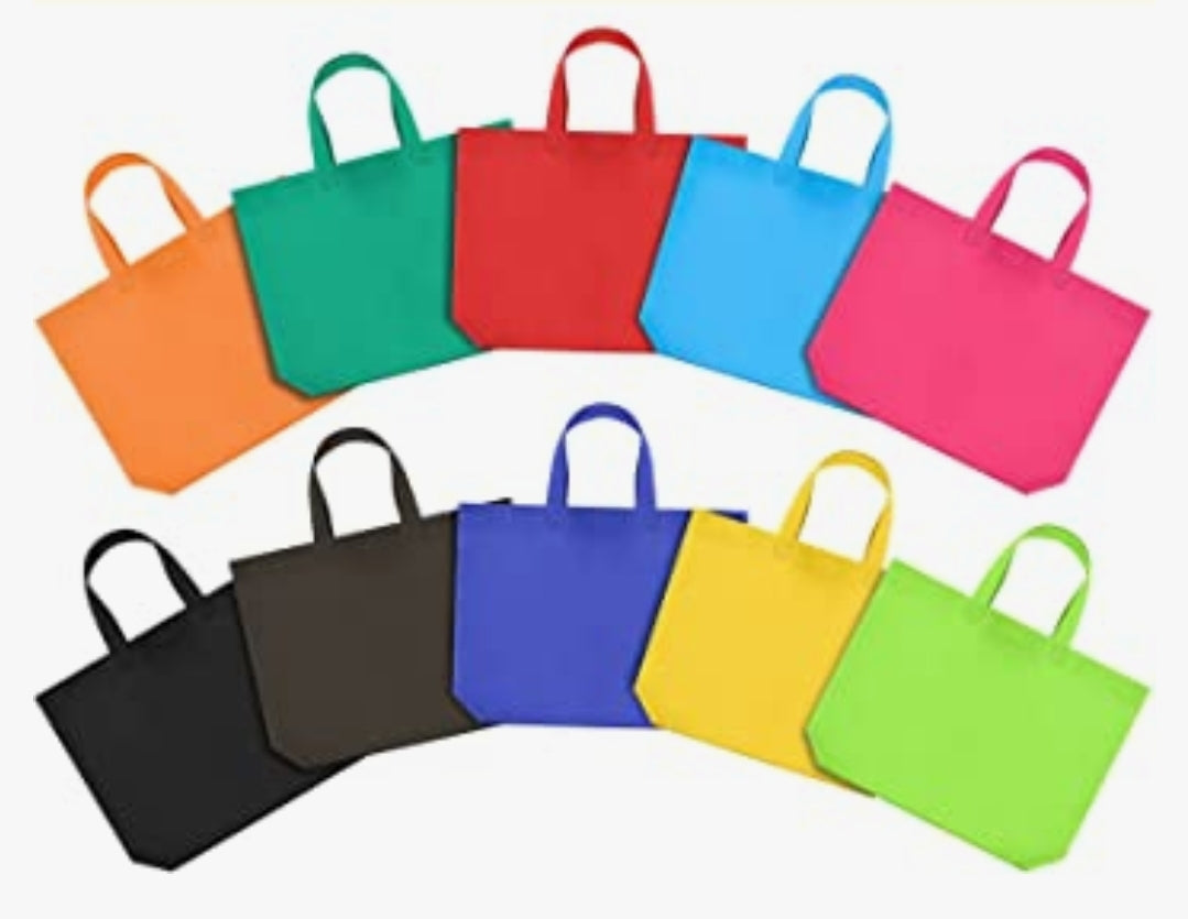 Tote bags 10x13in (colores salen al azar)