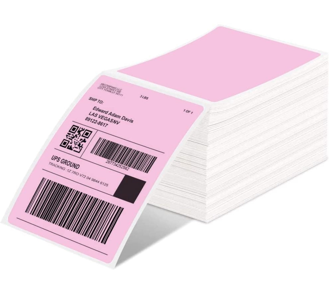 Etiquetas para impresoras thermales o escribir direcciones postales a mano (25pcs)