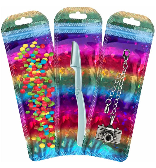 Ziplock holo rainbow  2.4x9in