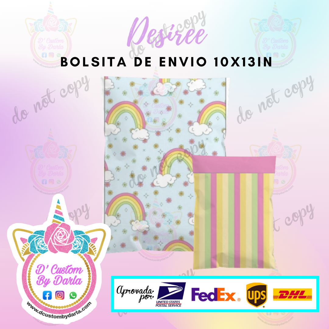 Desiree 10x13in EXCLUSIVE PREMIUM bolsita de envio