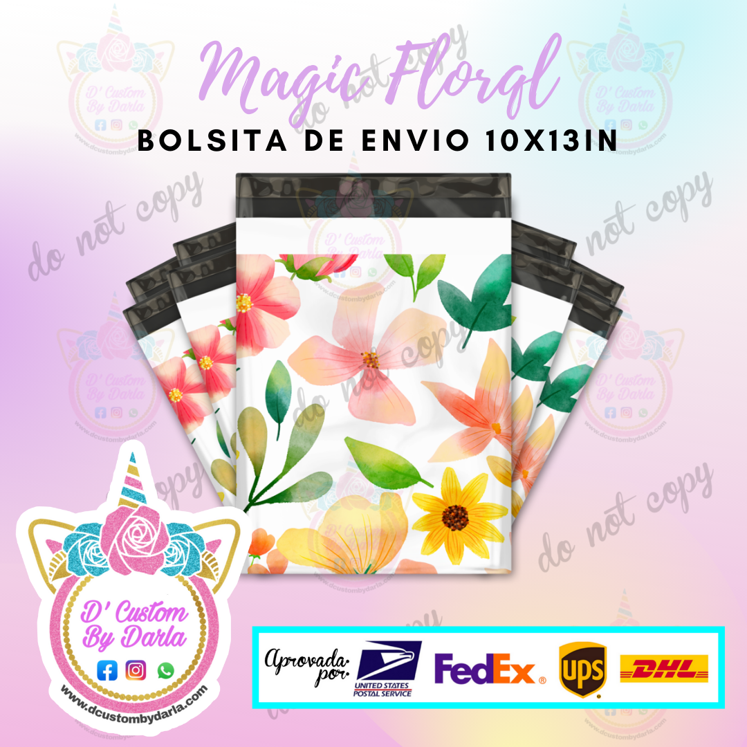 Magic Floral 10x13in