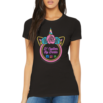 Custom Premium Womens Crewneck T-shirt