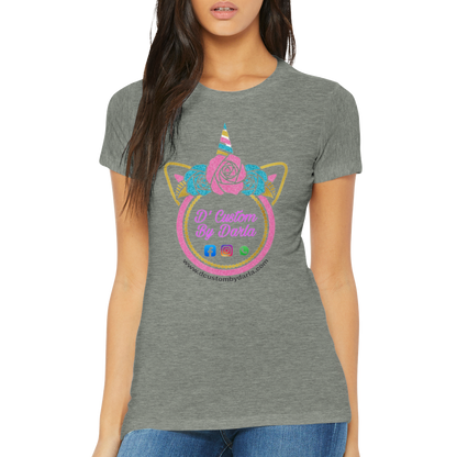 Custom Premium Womens Crewneck T-shirt