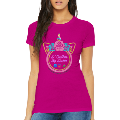 Custom Premium Womens Crewneck T-shirt