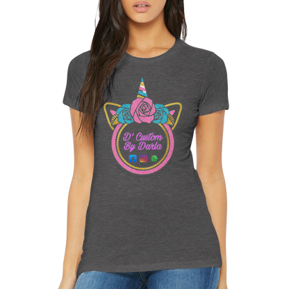 Custom Premium Womens Crewneck T-shirt