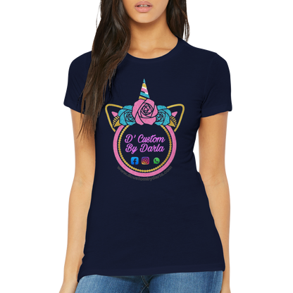 Custom Premium Womens Crewneck T-shirt