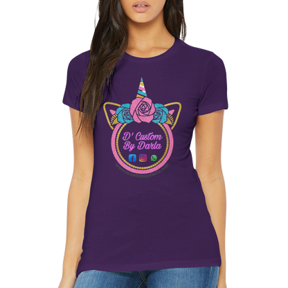 Custom Premium Womens Crewneck T-shirt