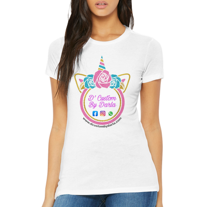 Custom Premium Womens Crewneck T-shirt