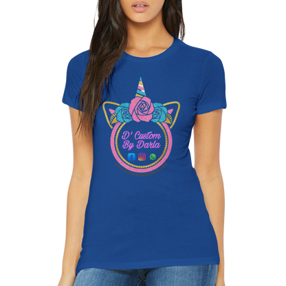 Custom Premium Womens Crewneck T-shirt
