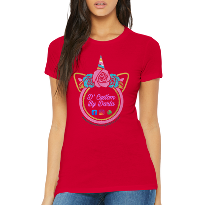 Custom Premium Womens Crewneck T-shirt